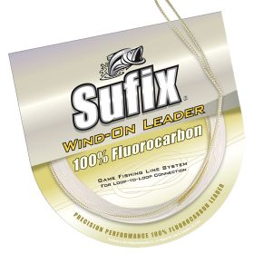 Sufix Wind-On 100% Clear Fluorocarbon Leader - 30lb - 11 yds