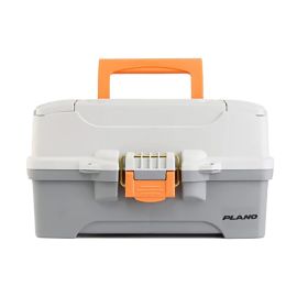 Plano Two-Tray Tackle Box - Light Grey/Dark Grey