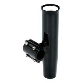 Lee's Clamp-On Rod Holder Horizontal Mount - Aluminum - Pipe Size #5 - 2.375" - 2-3/8" OD - Black
